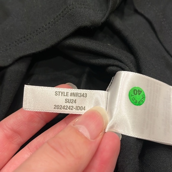 NWT Madewell Scoop Neck Cap Sleeve Tee Sz XXS Black - Picture 5 of 8